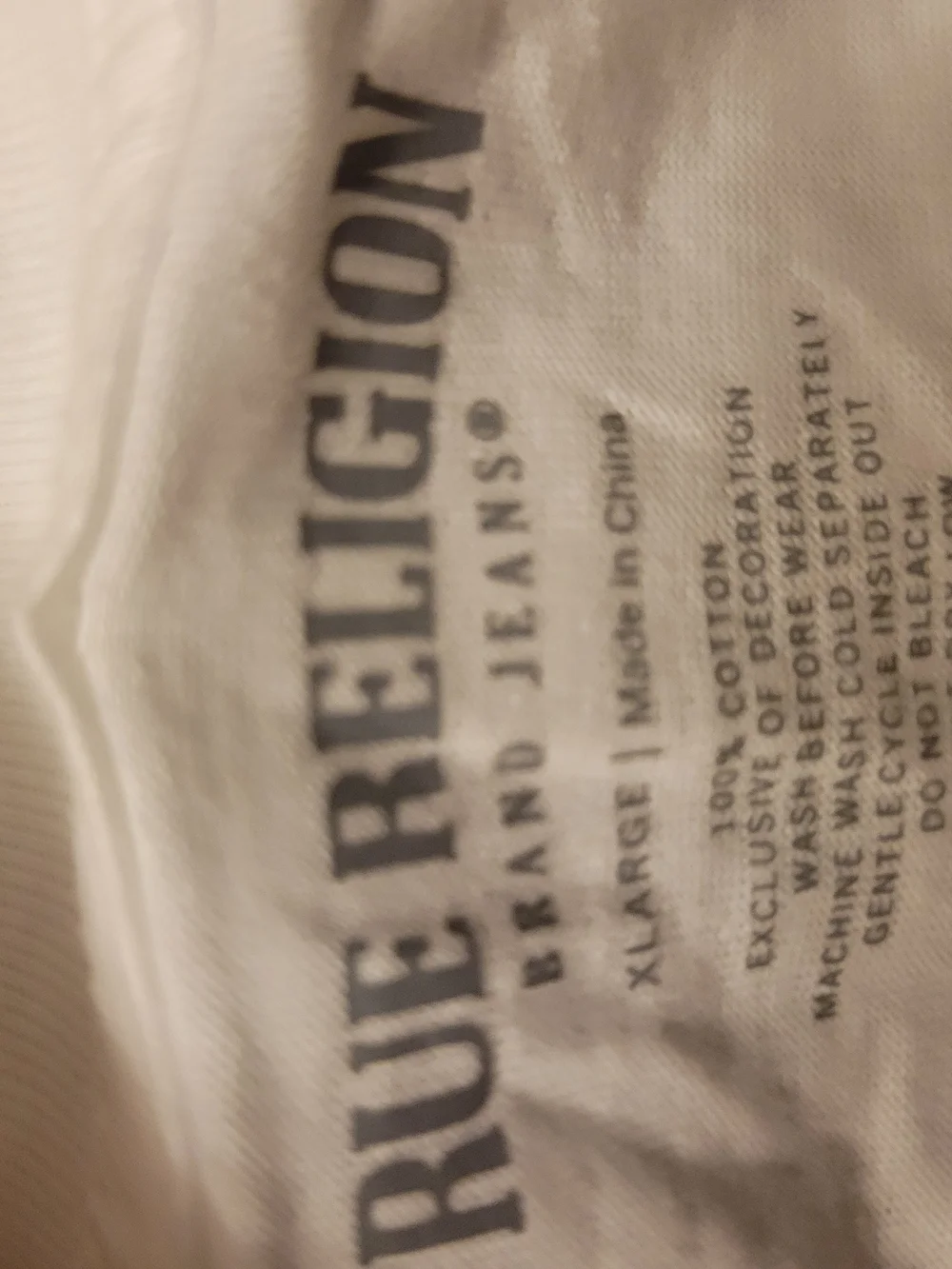 True Religion classic white